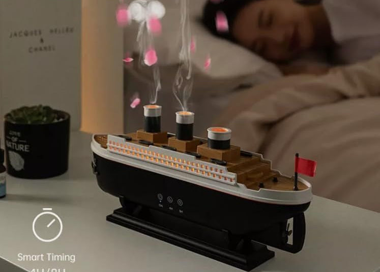 Titanic Steam Ship Design Humidifier Diffuser for Home